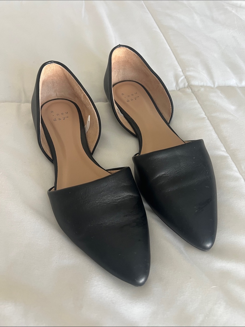 A New Day • Black Pointed Toe Flats